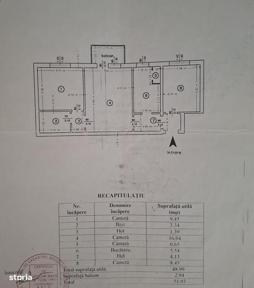 Apartament cu 2 camere semidecomandat în Tudor Vladimirescu