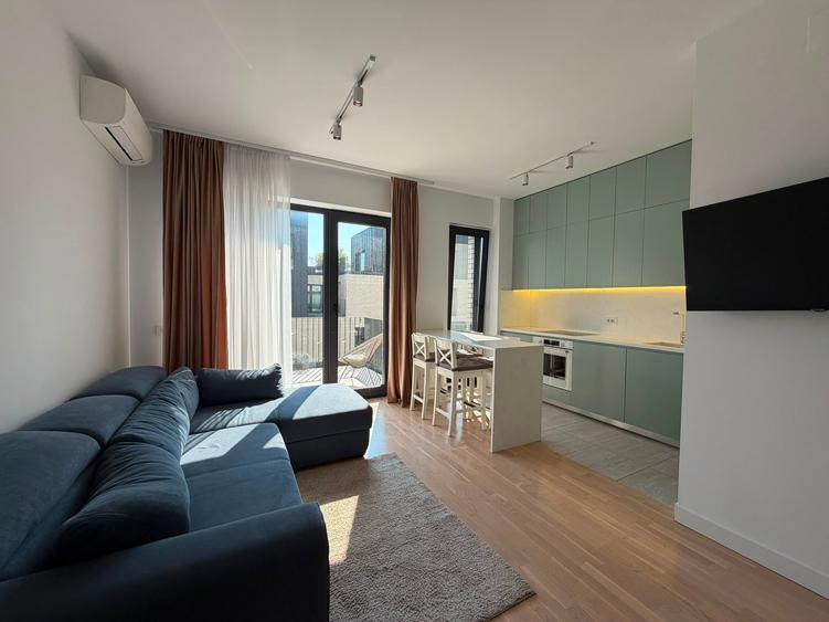 Apartament cu 2 camere semidecomandat în Pipera