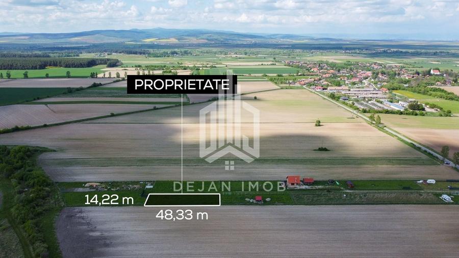 Teren agricol intravilan de 687 mp, în Aninoasa