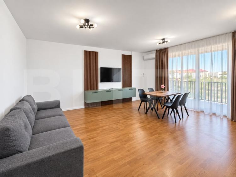 Apartament cu 2 camere semidecomandat, mobilat în Torontalului