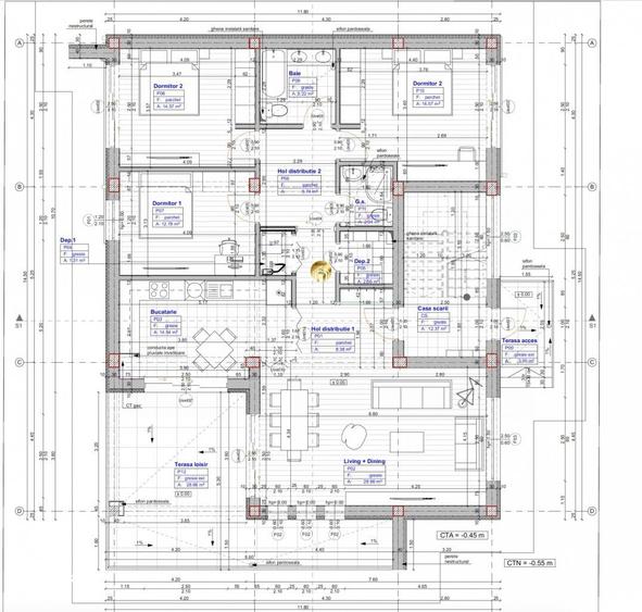 Apartament cu 4 camere în Central