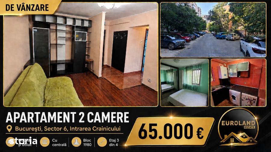 Apartament cu 3 camere decomandat în Unirii Sud