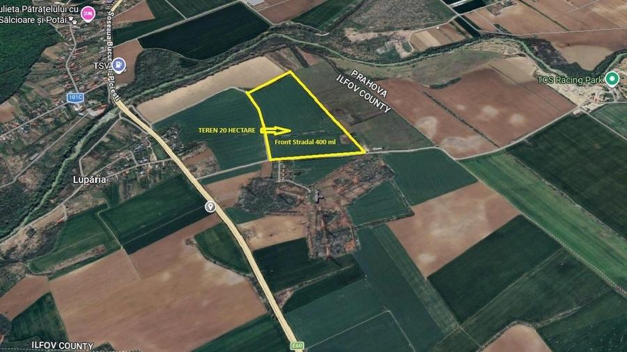 Teren agricol intravilan de 200000 mp, în Ciolpani