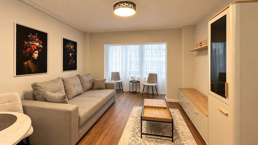 Apartament cu 3 camere decomandat, mobilat în Județean