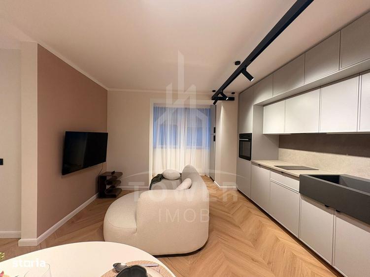 Apartament cu 3 camere decomandat, mobilat în Sub Arini
