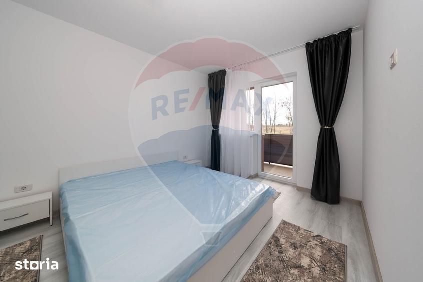 Apartament cu 2 camere semidecomandat în Sânpetru
