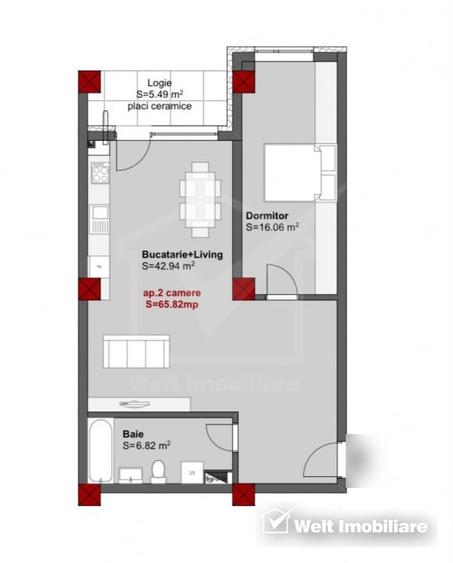 2 camere Scala Center - 14