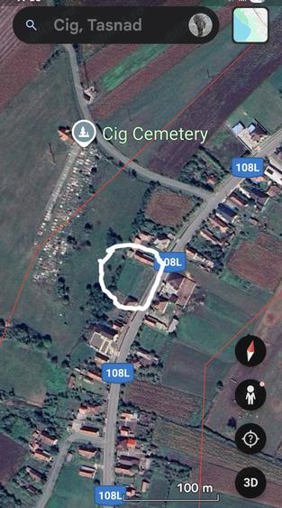 Teren de 1639 mp, în Cig