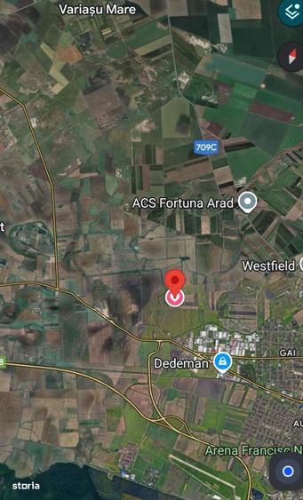 Teren de 35000 mp, în Gai