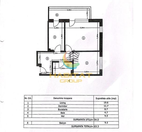 2 camere cu loc de parcare Aparatorii Patriei - 6