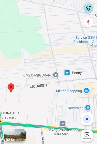 Teren de 5000 mp, în Militari