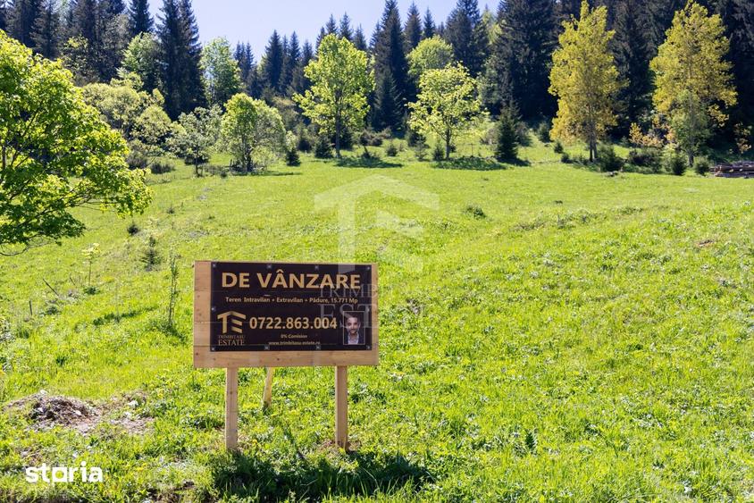 Teren de 15771 mp, în Fundata