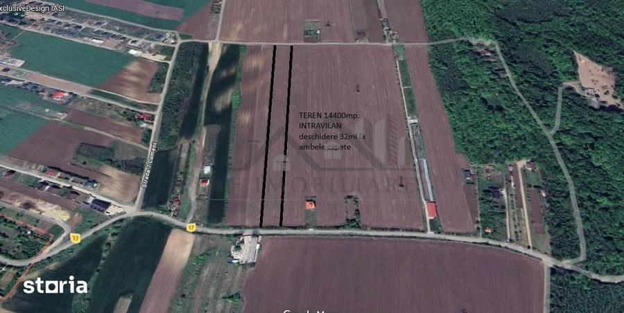 Teren de 14400 mp, în Aroneanu