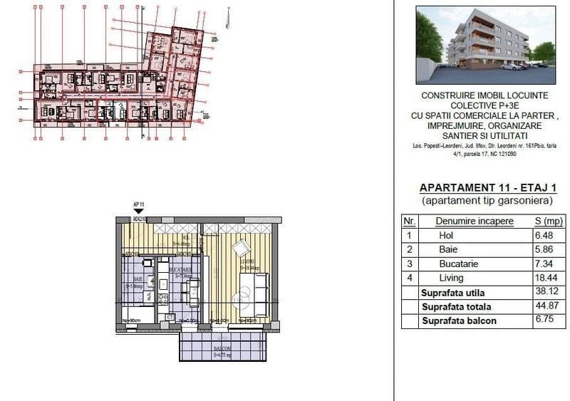 Garsoniera decomandata | 44,87 mp| Bloc Boutique | Finisaje la alegere - 7