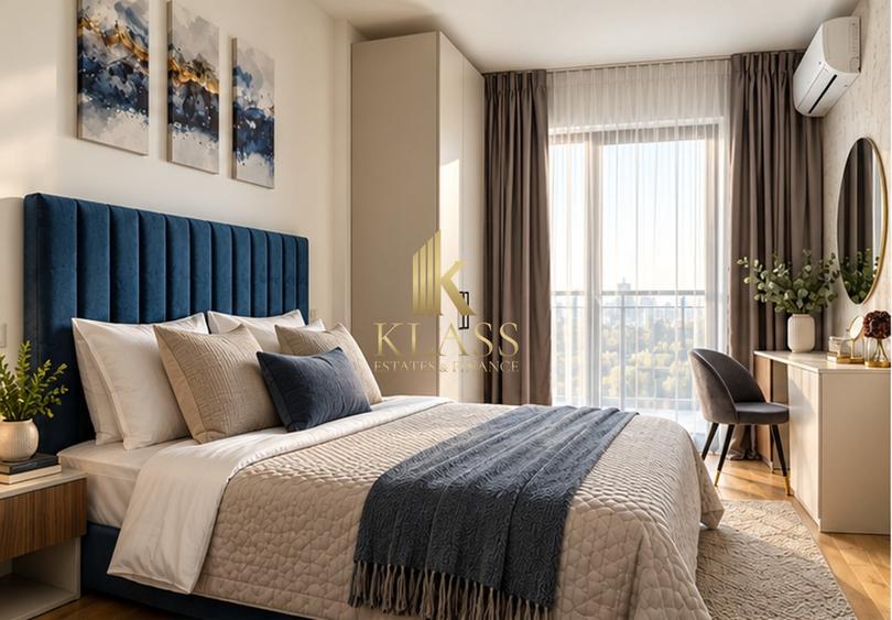 Apartament cu 2 camere semidecomandat, mobilat în Barbu Văcărescu