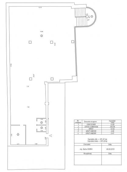 Spațiu comercial, de 325 mp, în Delfinariu