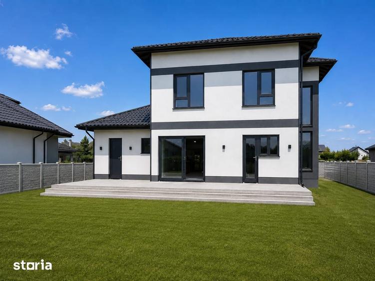 Imobiliare Domnesti Casa la rosu str Ciocarliei garaj+beci 750curte - 5