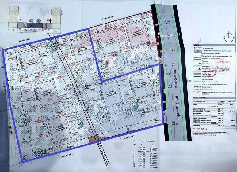Teren Construcții intravilan de 726 mp, în Central