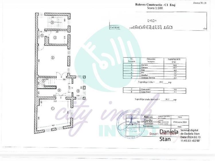 Casă cu 4 camere cu Teren 212 Mp în Eminescu