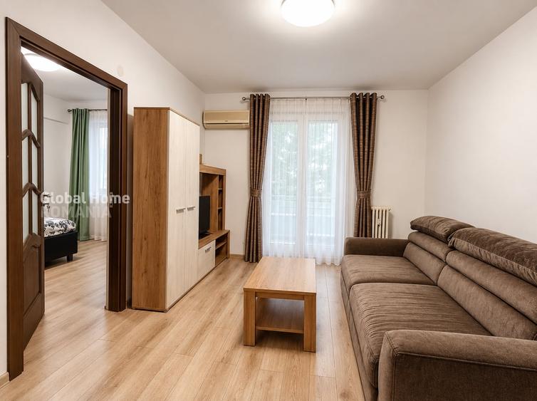 Apartament cu 2 camere semidecomandat, mobilat în Domenii