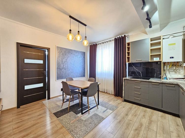 Apartament cu 2 camere semidecomandat, mobilat în Central