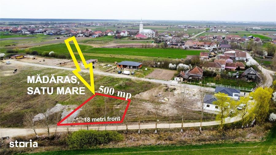 Teren de 500 mp, în Ardud