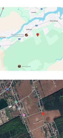 Teren de 844 mp, în Ciofliceni