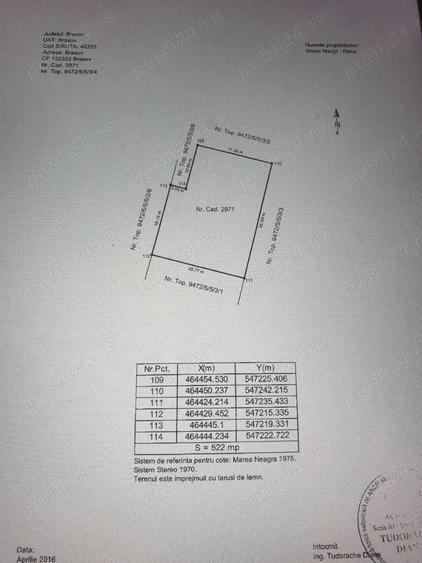 Teren de vanzare, cartier Tractorul, 522m2 - 3