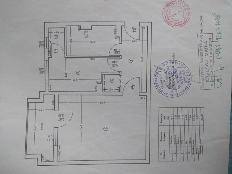 Garsonieră decomandată în Brazda lui Novac