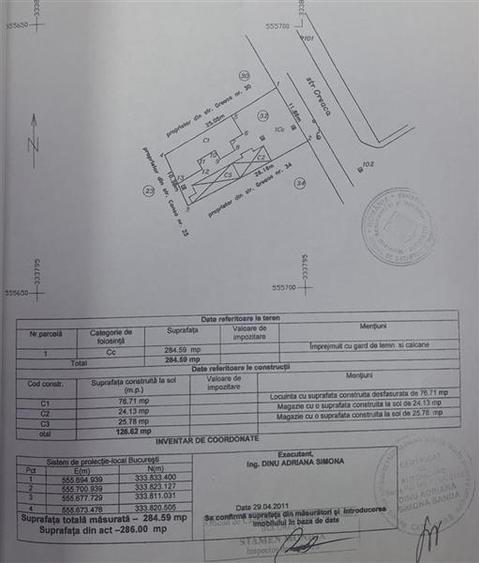 Casă individuală cu 3 camere cu Teren 284 Mp în Eroii Revoluției