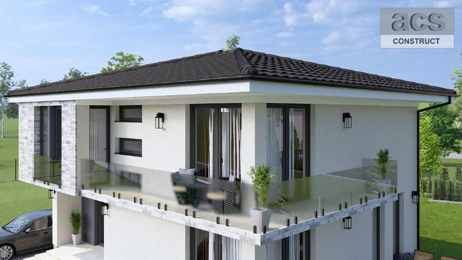 Casă individuală cu 4 camere cu Teren 600 Mp în Baciu