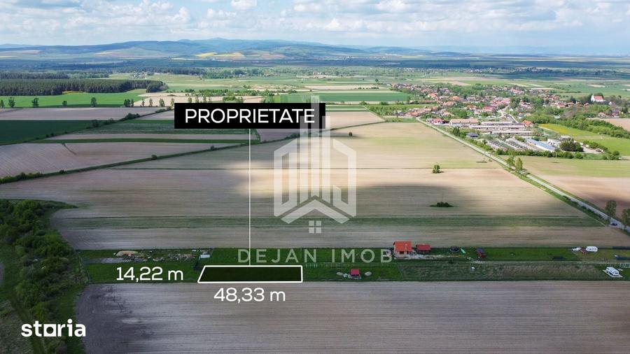 Teren de 687 mp, în Reci