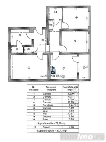 Apartament 4 Camere Decomandat Izvorul Muresului - 6