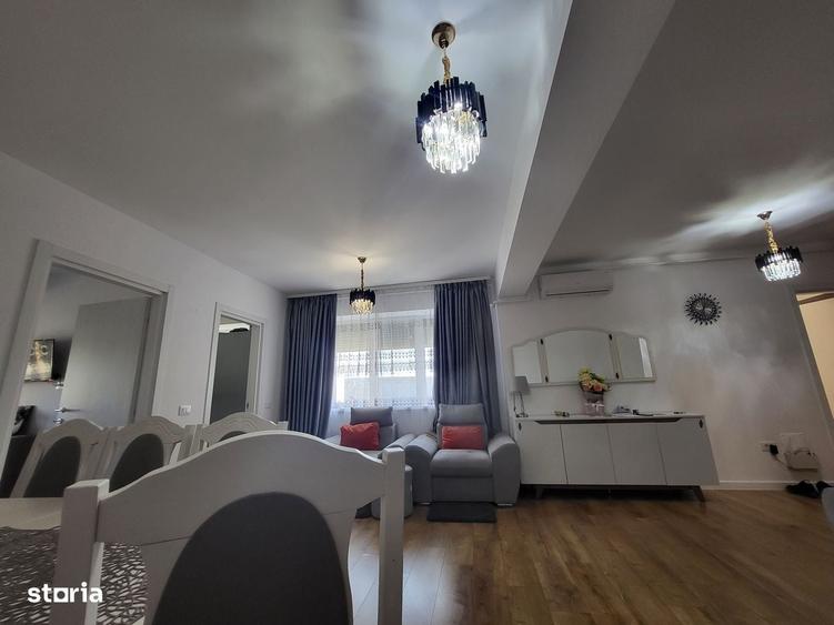 Apartament cu trei camere mobilat si cochet, - 7
