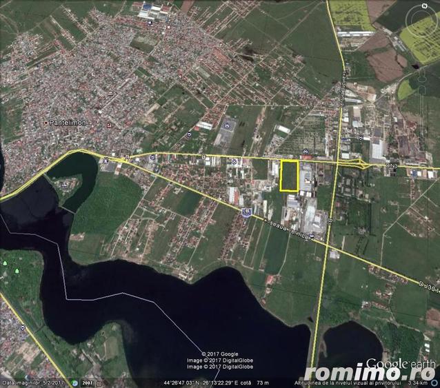 Teren de 46400 mp, în Est