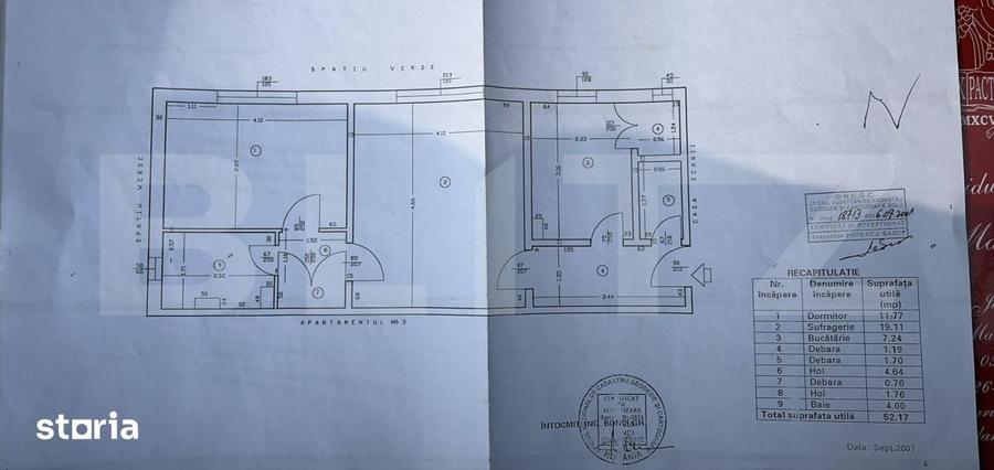 Apartament cu 2 camere decomandat în Brazda lui Novac