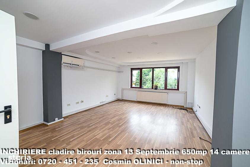 Spatii birouri de inchiriat zona 13 Septembrie I S+P+3 I 650 util - 18