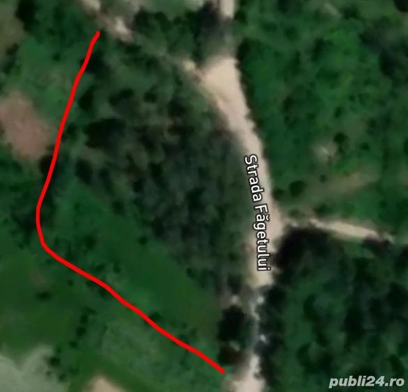 Teren de 3850 mp, în Baia de Fier