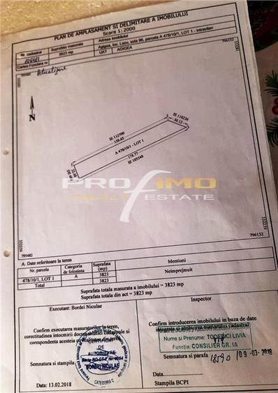Teren agricol intravilan de 3823 mp, în Agigea