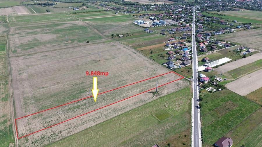 Teren Construcții intravilan de 9848 mp, în Golești