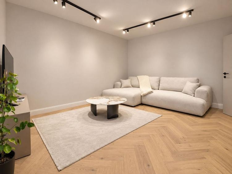 Apartament cu 2 camere semidecomandat, mobilat în Central