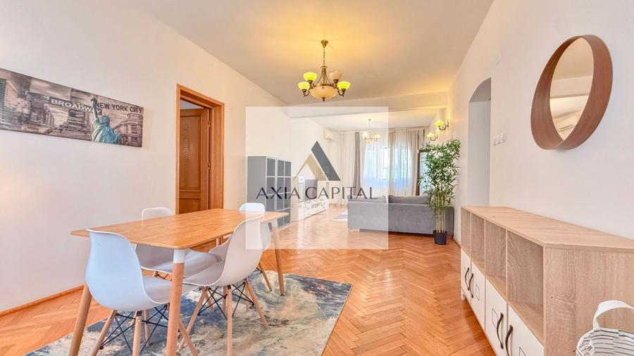 Apartament cu 3 camere decomandat, mobilat în Magheru