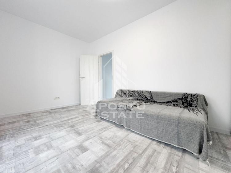 Apartament cu o camera de vanzare, 38mp +6mp balcon, etajul 1/3 -Giroc - 2