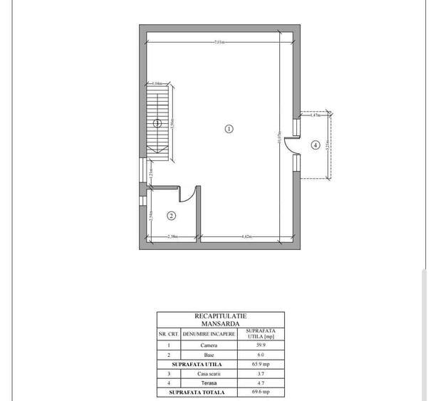 Casă cu 3 camere cu Teren 750 Mp în Rediu