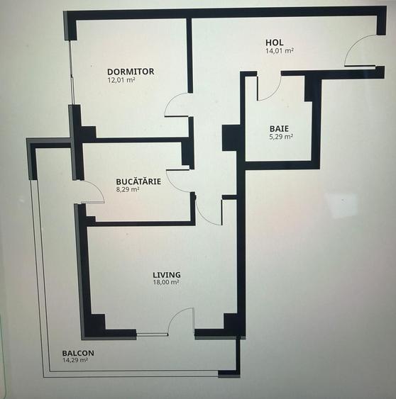 Apartament cu 2 camere decomandat în Tătărași