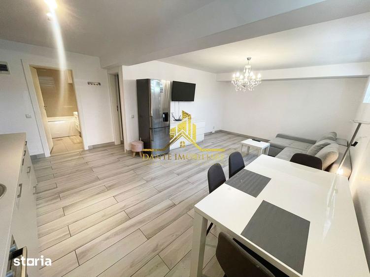 Apartament cu 2 camere semidecomandat, mobilat în Borhanci