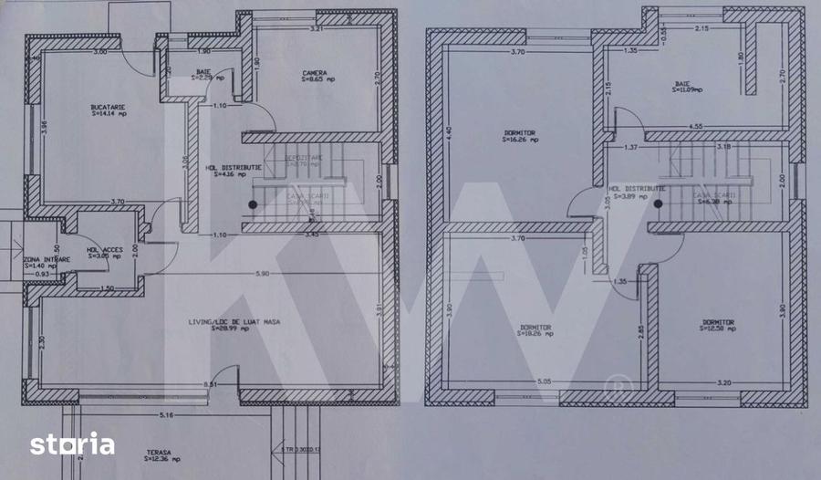 Casă cu 5 camere cu Teren 372 Mp în Est