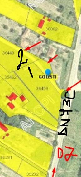 Teren de 2576 mp, în Popești