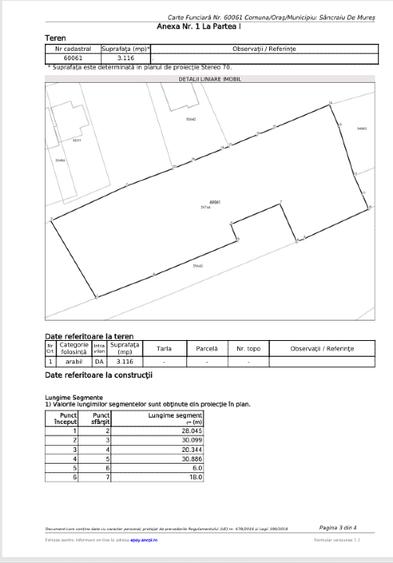 Teren Construcții intravilan de 3116 mp, în Nazna