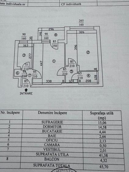 Apartament cu 2 camere în Gara de Nord